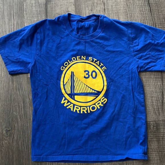 Boys Golden State Warriors hoodie and Curry T-shirt size 8 - Picture 5 of 6